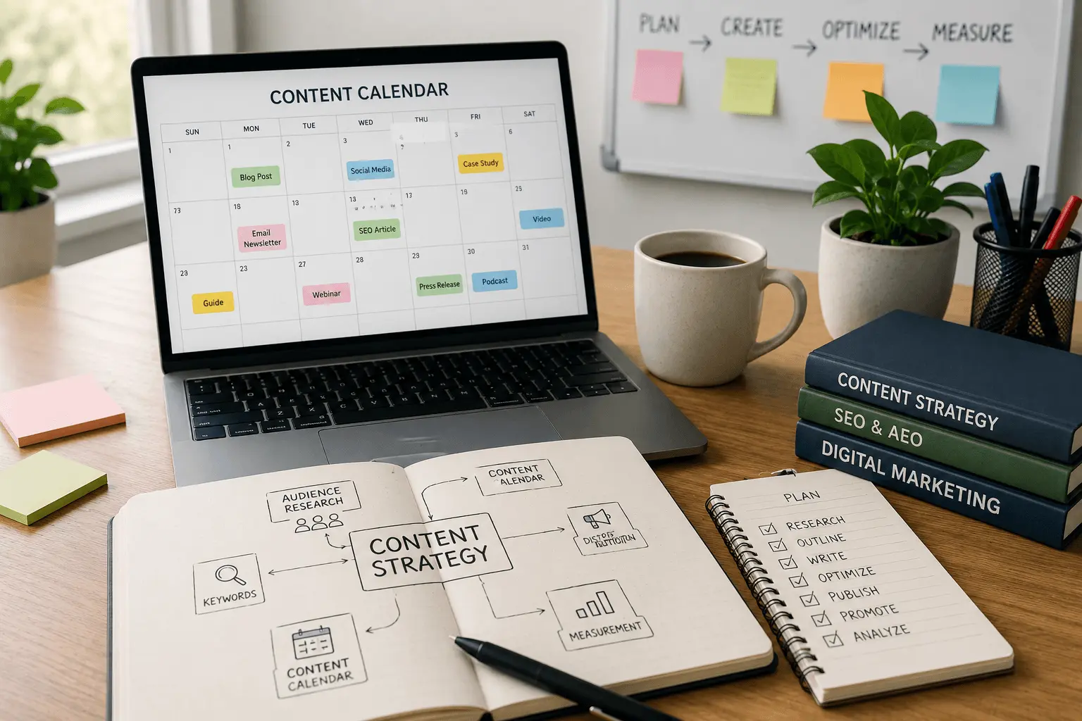 Content marketing strategy planning in Houston