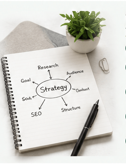 SEO research and content strategy planning